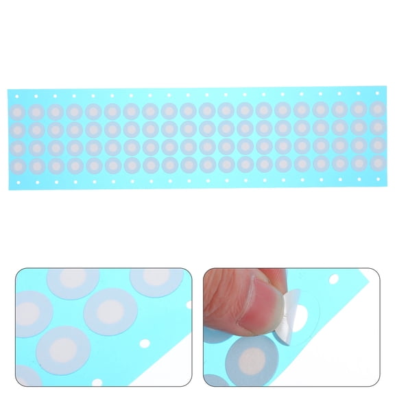 Tineasur Breathable ePTFE White Mushroom Filter Pads Stickers for Garden Use and Mycology Supplies