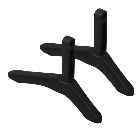 FOLOYORI Universal TV Stand Plastic 1 Set Sturdy Support for Most TVs Black
