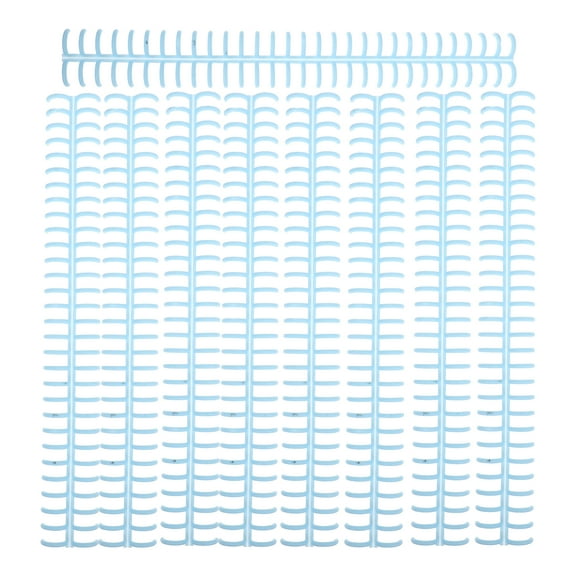 OUNONA 10- -Hole Loose Leaf Binder Combs Spiral Binding Coils Document Spines for Office, School, and Home Use