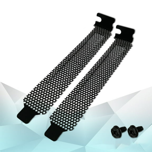 OUNONA 10 PCS Computer Mesh Grill Slot Case Bezel ATX Chassis Ventilation