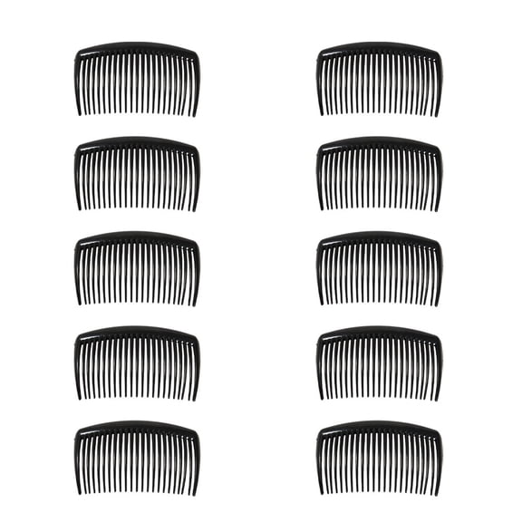OUNONA Set of 10 Wide Tooth Plastic Combs for Womens Hair Care and Styling