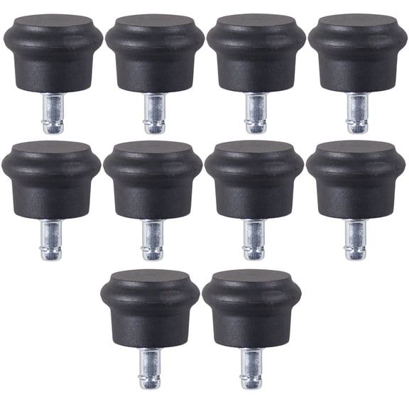 OUNONA 10 PCS Seat Furniture Height Adjustable Stand 5.6X5.3CM Black