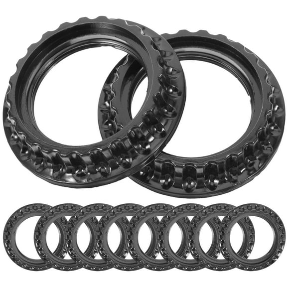 OUNONA 10-Pack E26 Lamp Shade Collar Replacement for Floor Lamps, Lamp Shade Holder