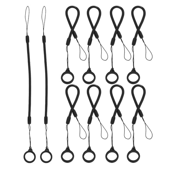 OUNONA 10-Pack Elastic Anti-Lost Lanyards for Stylus Pens, Retractable Spring Strap, Convenient Touchscreen Pen Tether
