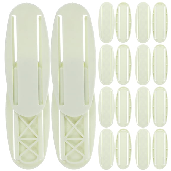 OUNONA 10 Pairs of Punch-free Socket Holder Wall-mounted Cable Patch Panel Stand