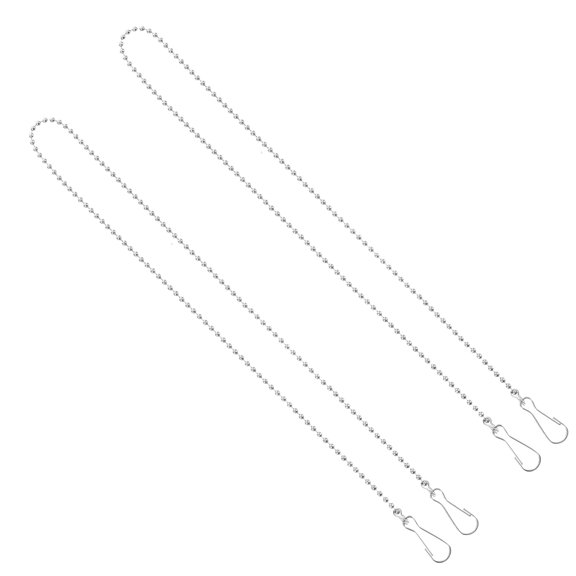 OUNONA 10 Pcs/2 Double Poster Pole Pendant Chain Convenient Hanging