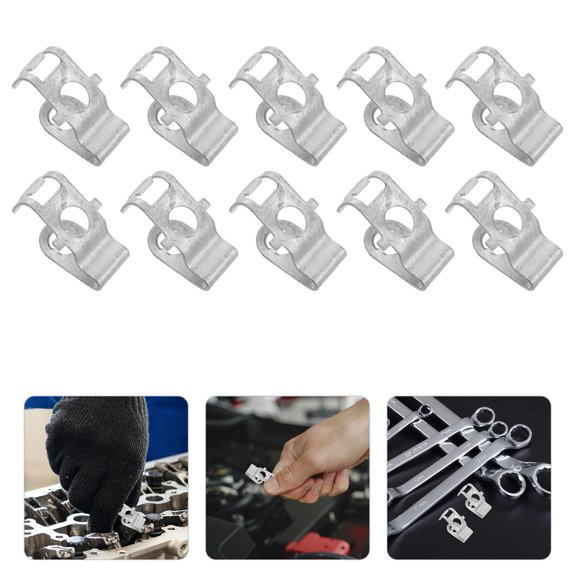 OUNONA 10 Pcs Base Fixing Screw Piece 2.80X1.70X1.50CM Silver