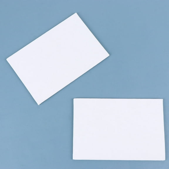 OUNONA  10 Pcs Canvas Boards for Painting Oil White Drawing Thicken Art