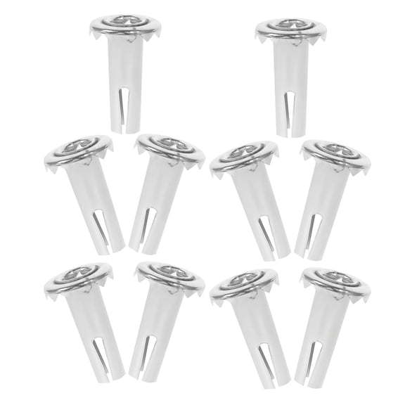 FOLOYORI Furniture Insert Socket Metal Iron for Furniture Owners 10Pcs