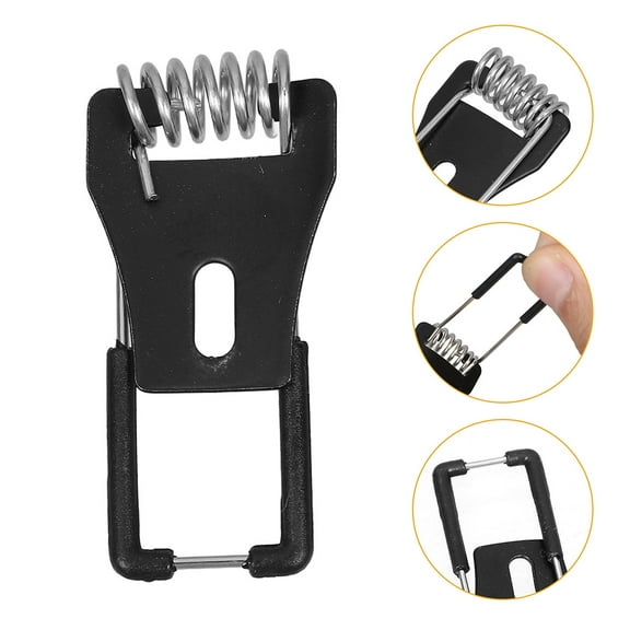 Tineasur 10Pcs Black Recessed Lighting Spring Clips LED Downlight Mounting Accessories for Easy Installation