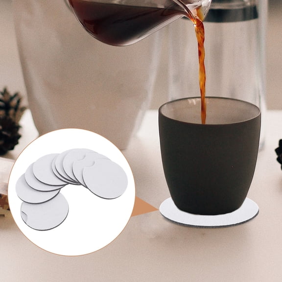 OUNONA  10 Pcs Coasters for Drinks Car Practical Thickened