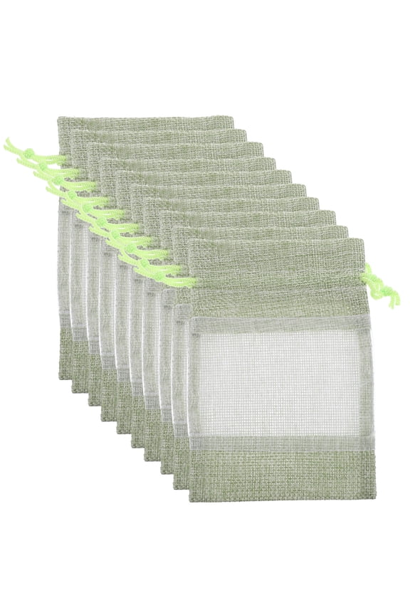 10 Pcs Drawstring Bags Organizer Storage Small Mesh Travel