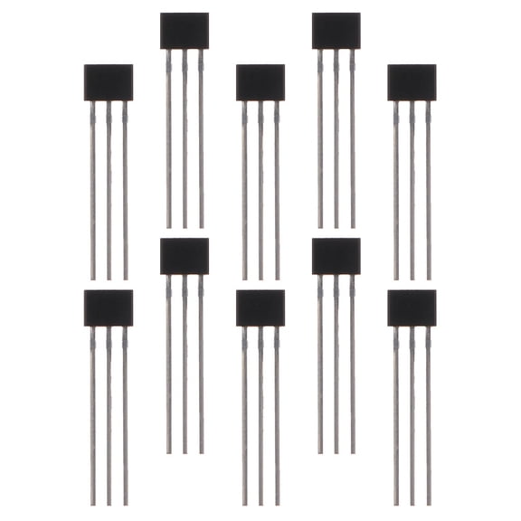 OUNONA 10 Pcs Integrated Circuits Sensor Hall Effect Sensor 1.60X0.40X0.10CM