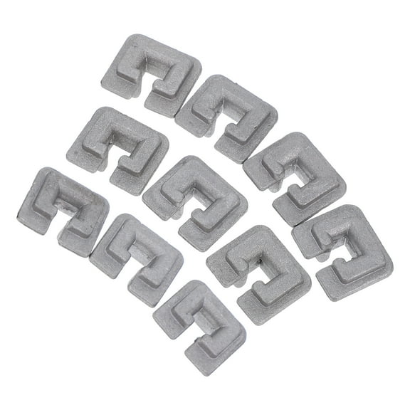 OUNONA 10 Pcs Lawn Mower Parts Trimmer Head Eyelet Sleeve Replacement Silver