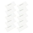thumbnail image 1 of OUNONA 10 Pcs Pin Name Card Badge Restaurant Name Tags Staff 7X3CM Transparent, 1 of 1