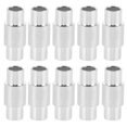 thumbnail image 1 of OUNONA  10 Pcs Roller Skate Accessories Rotating Toys Professional Skateboard Wheel Axle Shaft Silver, 1 of 8