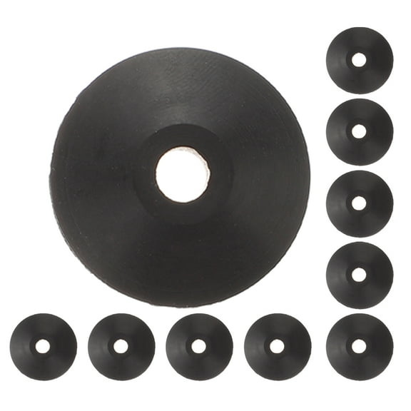 Homoyoyo Black Rubber Toilet Seat Conical Washers, Leak Proof, , Versatile Replacement Parts for Bathroom Fixtures