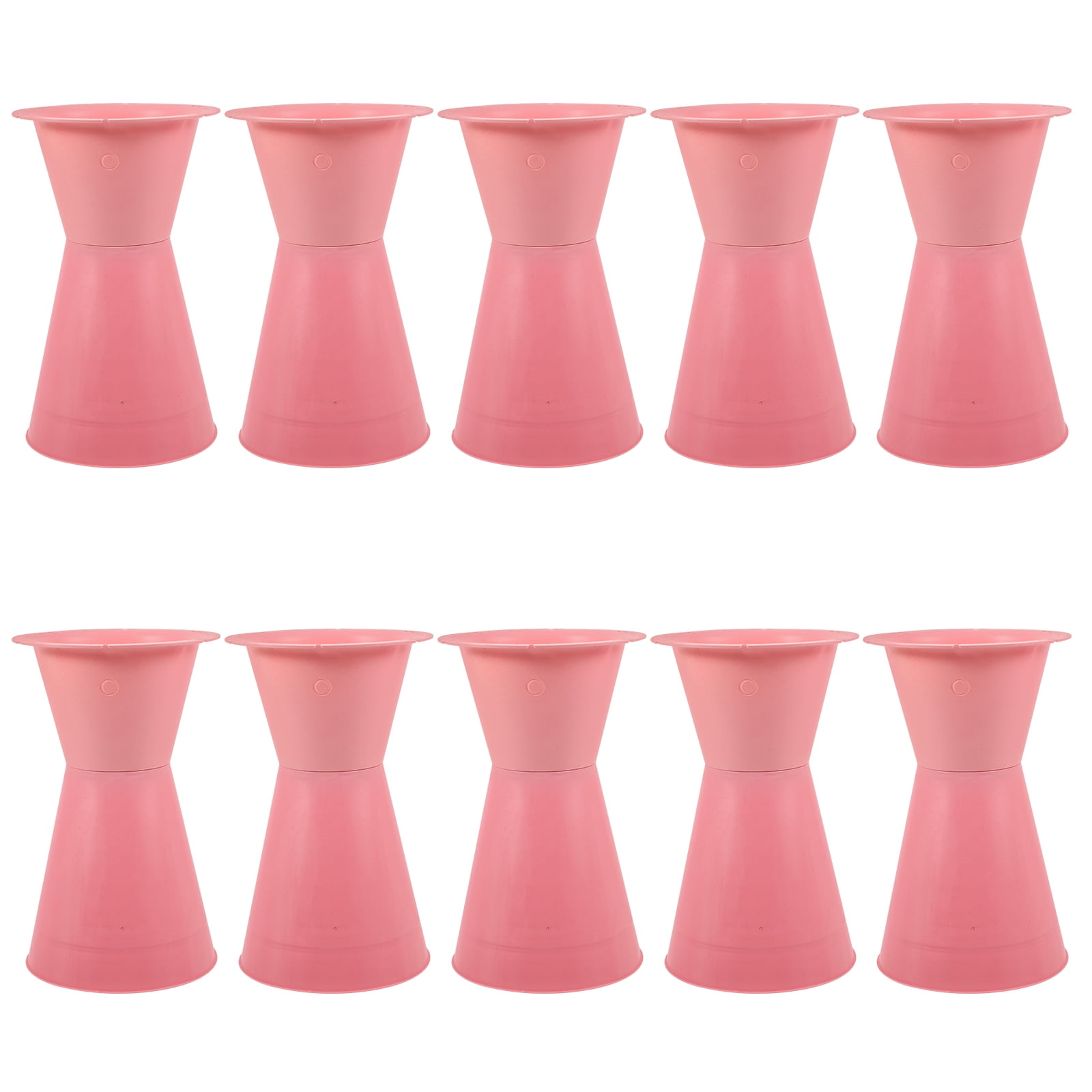 OUNONA 10 Pcs Stand Decoration Wedding Flower Packaging Material Bride 23.5x14cm Pink