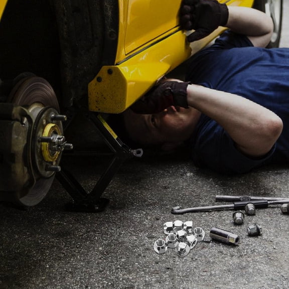 OUNONA 10 Pcs Trailer Lug Nuts Tire Lugs Wheel Nuts Acorn Nut Open End for Boat Trailer RV Truck Tires