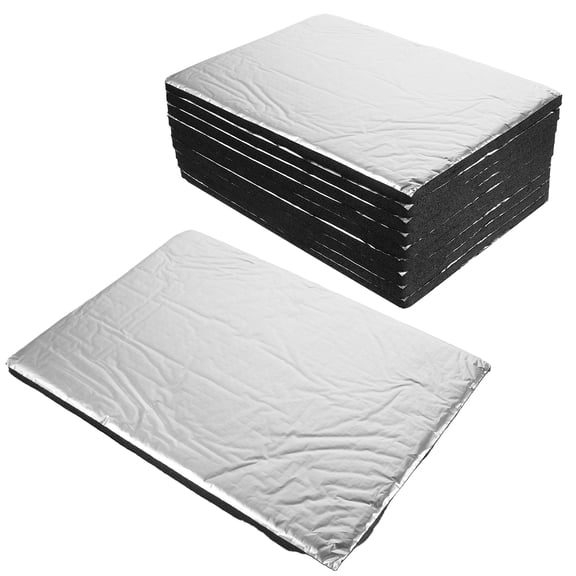 FOLOYORI Fiberglass Soundproofing Material Rectangular 10Pcs 9.82X7.07X0.20in