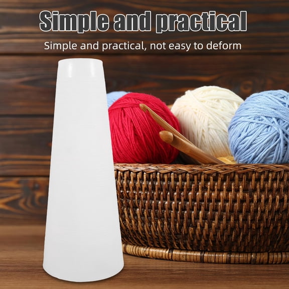 OUNONA  10 Pcs Wire Weaving Bobbin Bobbins for Sewing Machine White