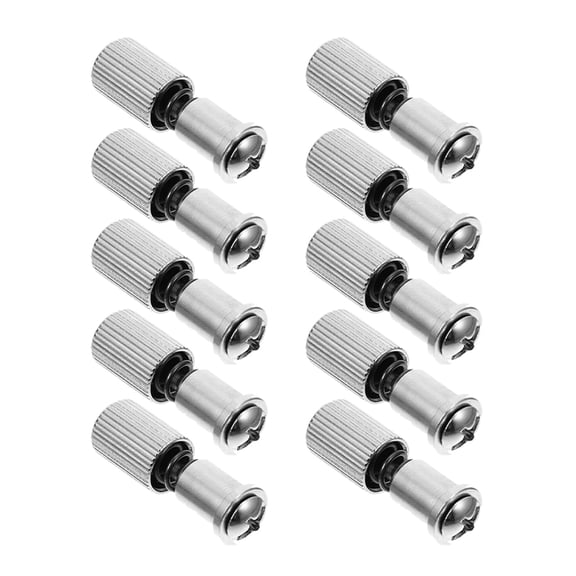 OUNONA 10-Piece Metal Presser Feet Set with Screws for Sewing Machine Accessories Replacement Parts