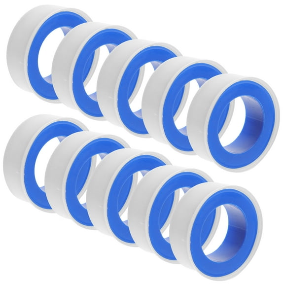 OUNONA 10 Rolls Plumbing Tapes PTFE Tapes Leak-proof Seal Tapes Garden Hose Tapes