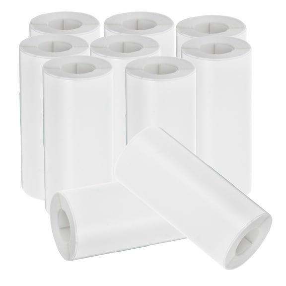 OUNONA 10 Rolls Thermal Paper Rolls Self-Adhesive Thermal Paper Portable Instant Camera Prints Thermal Paper for Mini and Pocket Printers