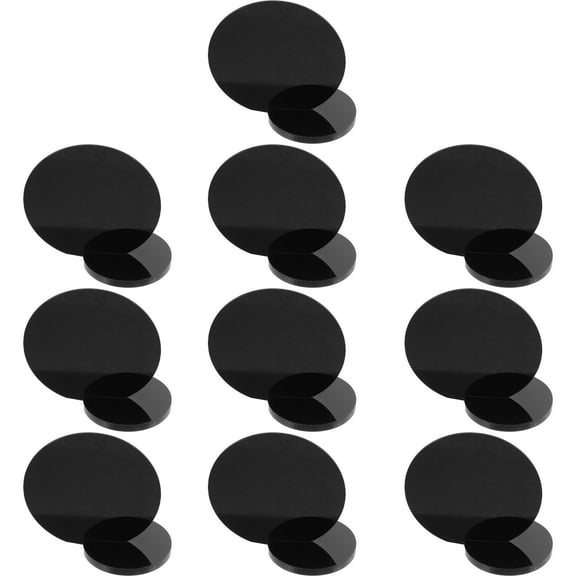 OUNONA 10 Set Reception Table Numbers Restaurant Wedding Holders for Banquet Black