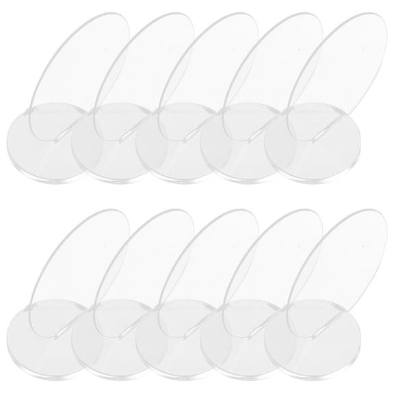 OUNONA 10Set Elegant Acrylic Table Numbers Cards for Users Organizing Events at Conferences