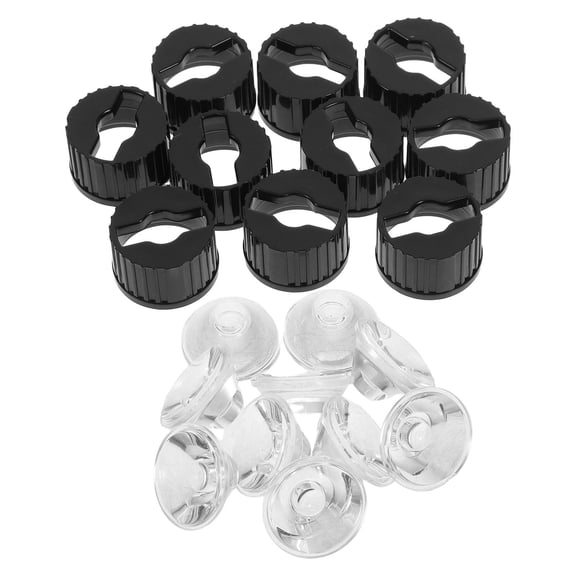 OUNONA 10 Sets Acrylic Led Light Lenses With Holder Bracket Transparent Lenses For Led Ceiling Lights Led Light Parts And Accessories