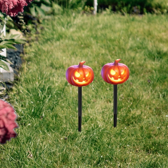 OUNONA 10Sets Lightweight Plastic Garden Light Stakes Replacement for Solar Lamps