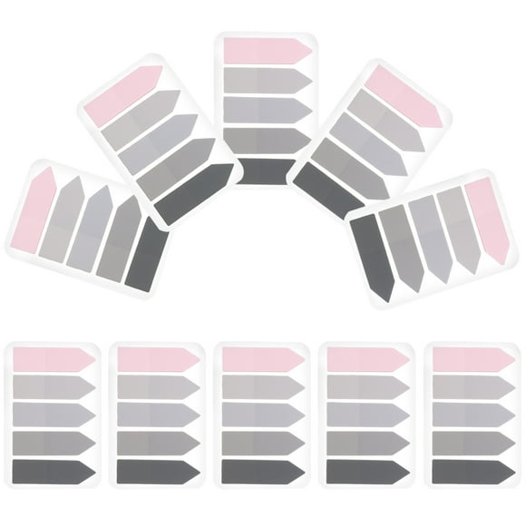 OUNONA 10 Sets Sticky Arrow Label Student 4.20X1.20X0.10CM