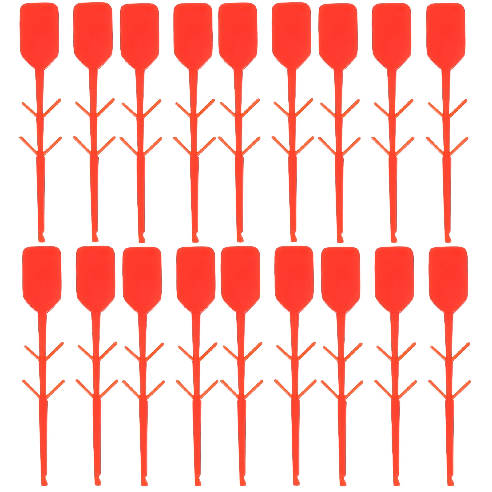 OUNONA 100 PCS Fire Extinguisher Accessories Zip Ties Zipper Booster Tools Red