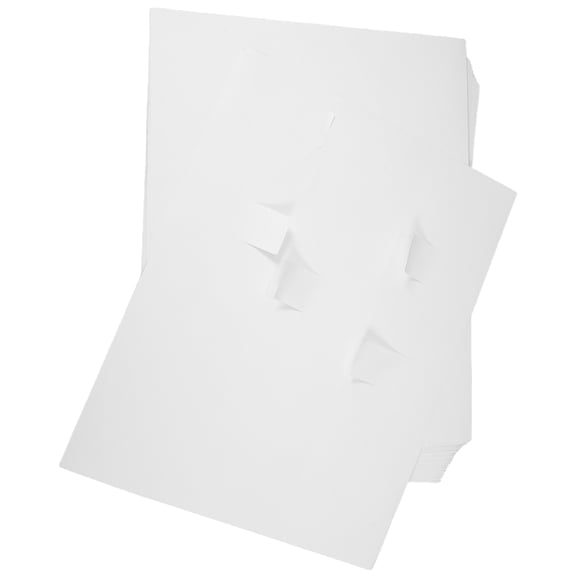 OUNONA 100 Pcs Address Label Sticker Printer Blank Stickers White Small