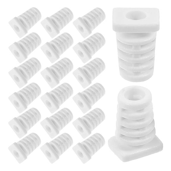 WEAVILUX cord cover Spiral Cord Connectors ABS DIY Enthusiasts Electrical Projects 100pcs