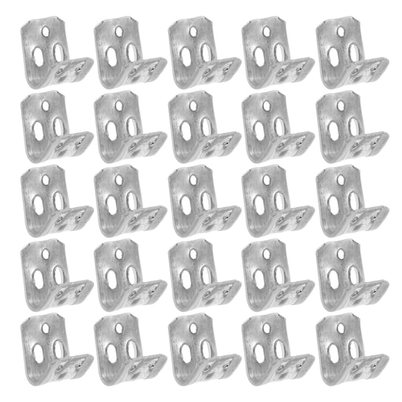 OUNONA  100 Pcs Chair Connector Clips Furniture Connectors Sofa Auxiliary Material Button Segmented Silver