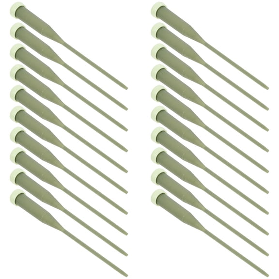 CATIEBYE Olive Vials with Caps for Florist Use in Gardens, 100 Pieces, Plant Care and Flower Arrangement Supplies