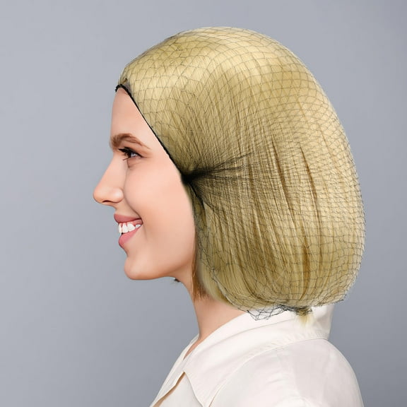 OUNONA 100 Pcs Hair Packing Net Long Transparent Mesh for Black Kids