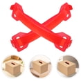 thumbnail image 1 of OUNONA  100 Pcs Handles for Cardboard Boxes Carton Baby Shopping, 1 of 8
