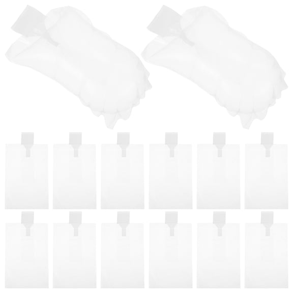 FOLOYORI 100 Pcs Inflatable Transparent Shoe Shapers with Semi-Circular Arch Support for Comfortable Home Use