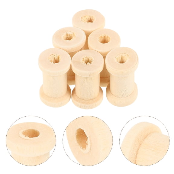 TABLETREANDS Sewing Thread Holder Beige 100Pcs 2.3x1.5x1.5In
