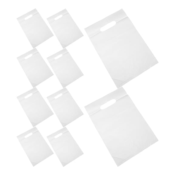 FOLOYORI Everyday Use Packaging Bags White 100Pcs 11.8X7.9X0.04In