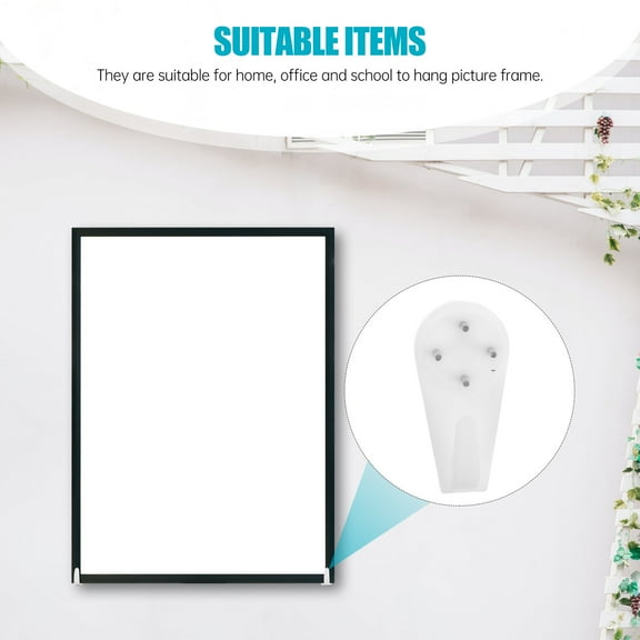 OUNONA 100 Pcs No Trace Hook Long-lasting Wall Hooks Home