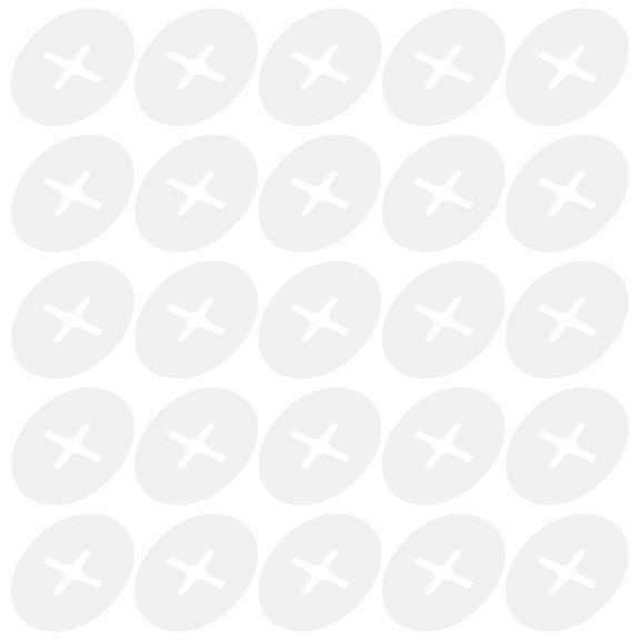 OUNONA 100 Pcs Peg Hook Locks Pegboard Shelves Index Sticker Notebook White