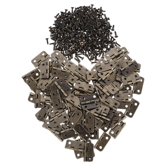 OUNONA  100 Pcs Repair Kitchen Bronze Hinge Practical Green