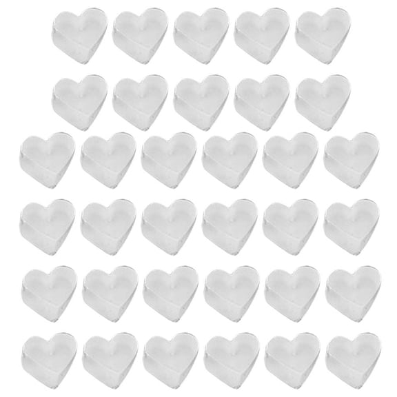 IFANLANDOR Safety Earring Backs Clear 100Pcs 0.2x0.1in For Diy Projects