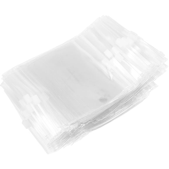 OUNONA 100 Pcs Utility Zipper Jewelry Storage Bags