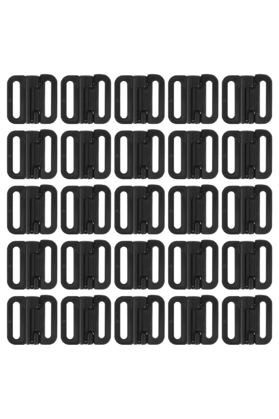 100 Sets Women Bra Front Clasps Plastic Buckles Front Closure Clasp Bra Front Closing Clasp Bra Accessories Replacement Part
