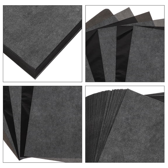 OUNONA  100 Sheets Graphite Paper for Artists Stencil Tattooing Carbon Transfer Tracing